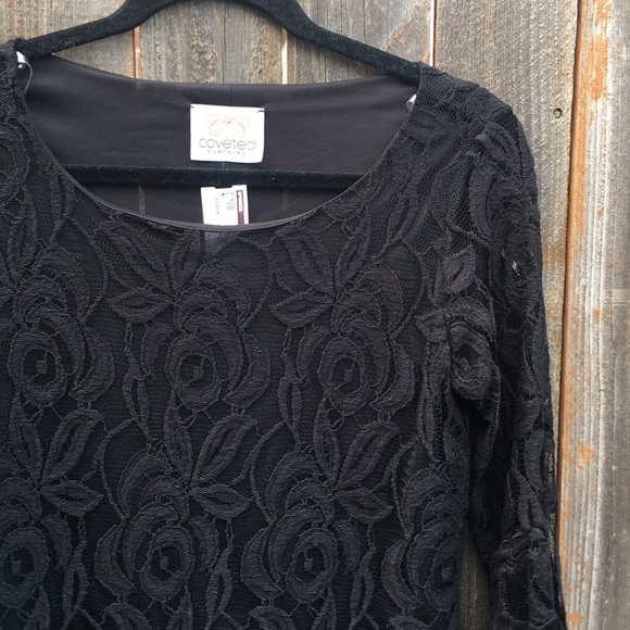 Coveted Clothing Dresses & Skirts - • [coveted clothing] nwt black lace dress •